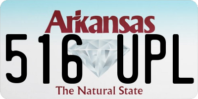 AR license plate 516UPL