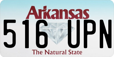 AR license plate 516UPN