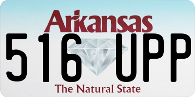 AR license plate 516UPP