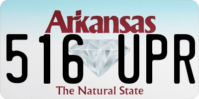 AR license plate 516UPR