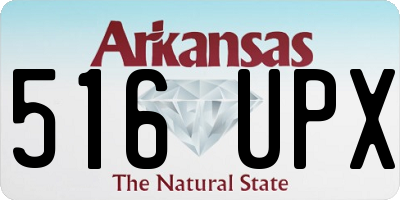 AR license plate 516UPX