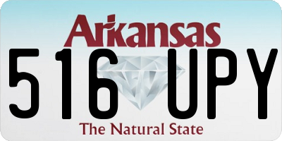 AR license plate 516UPY