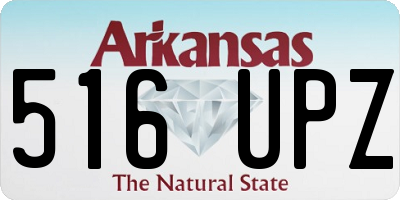 AR license plate 516UPZ