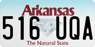 AR license plate 516UQA