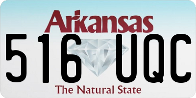 AR license plate 516UQC