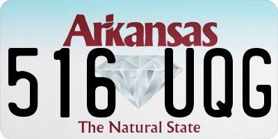 AR license plate 516UQG