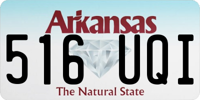AR license plate 516UQI