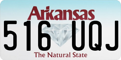 AR license plate 516UQJ