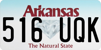 AR license plate 516UQK