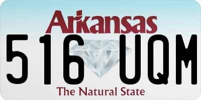 AR license plate 516UQM