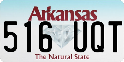AR license plate 516UQT