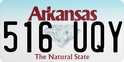 AR license plate 516UQY