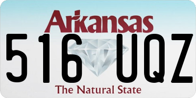 AR license plate 516UQZ