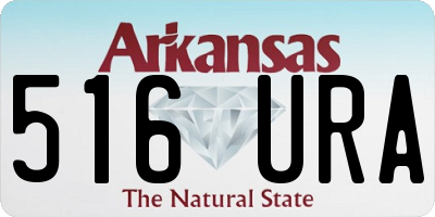 AR license plate 516URA