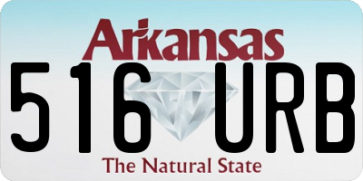 AR license plate 516URB