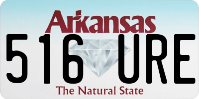 AR license plate 516URE