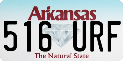 AR license plate 516URF