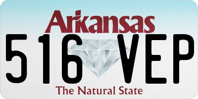 AR license plate 516VEP