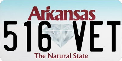 AR license plate 516VET