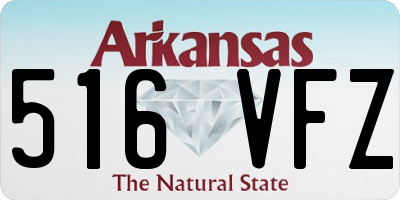 AR license plate 516VFZ