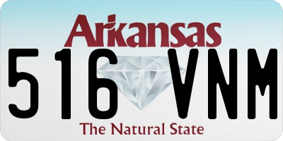 AR license plate 516VNM