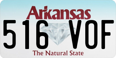 AR license plate 516VOF
