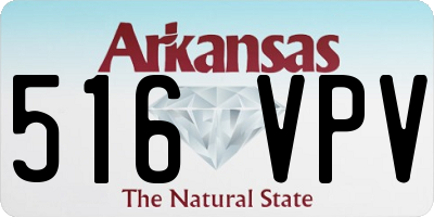 AR license plate 516VPV