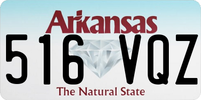 AR license plate 516VQZ