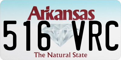 AR license plate 516VRC