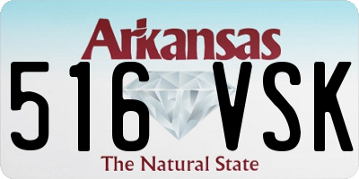 AR license plate 516VSK