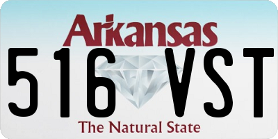 AR license plate 516VST