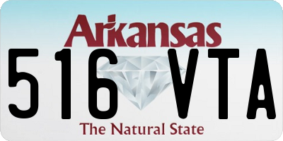 AR license plate 516VTA