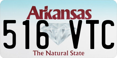 AR license plate 516VTC