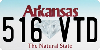 AR license plate 516VTD