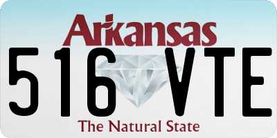 AR license plate 516VTE
