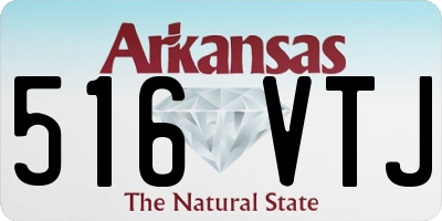 AR license plate 516VTJ