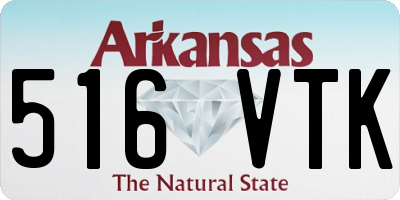 AR license plate 516VTK
