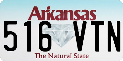 AR license plate 516VTN