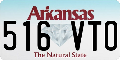 AR license plate 516VTO