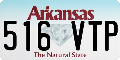 AR license plate 516VTP