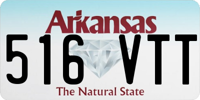 AR license plate 516VTT