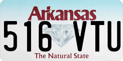 AR license plate 516VTU