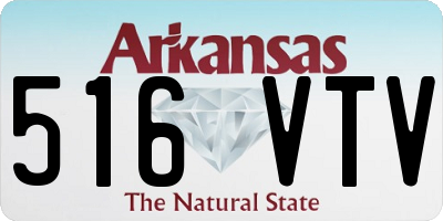 AR license plate 516VTV