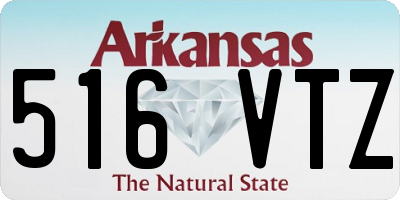 AR license plate 516VTZ