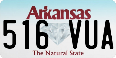 AR license plate 516VUA