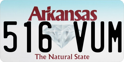 AR license plate 516VUM