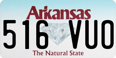 AR license plate 516VUO