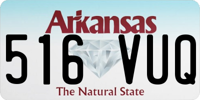 AR license plate 516VUQ