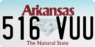 AR license plate 516VUU