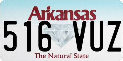 AR license plate 516VUZ